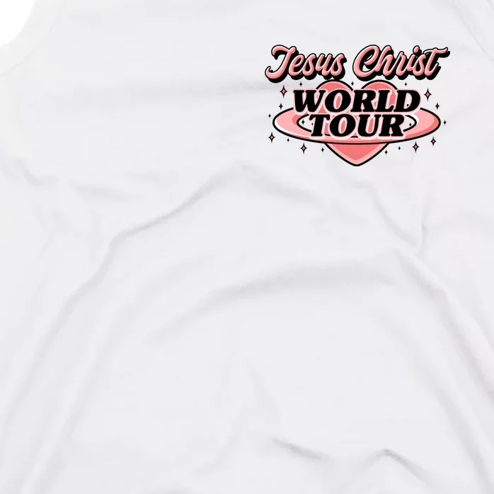 Jesus Christ World Tour Christian Faith Front & Back Tank Top