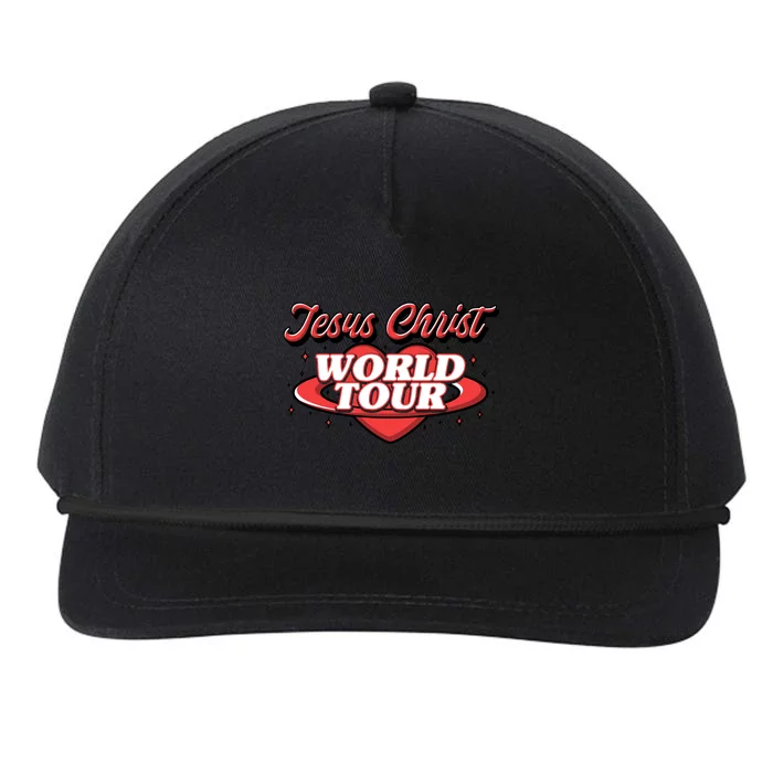 Jesus Christ World Tour Snapback Five-Panel Rope Hat