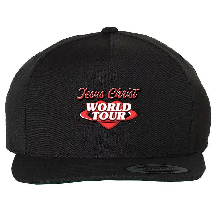 Jesus Christ World Tour Wool Snapback Cap