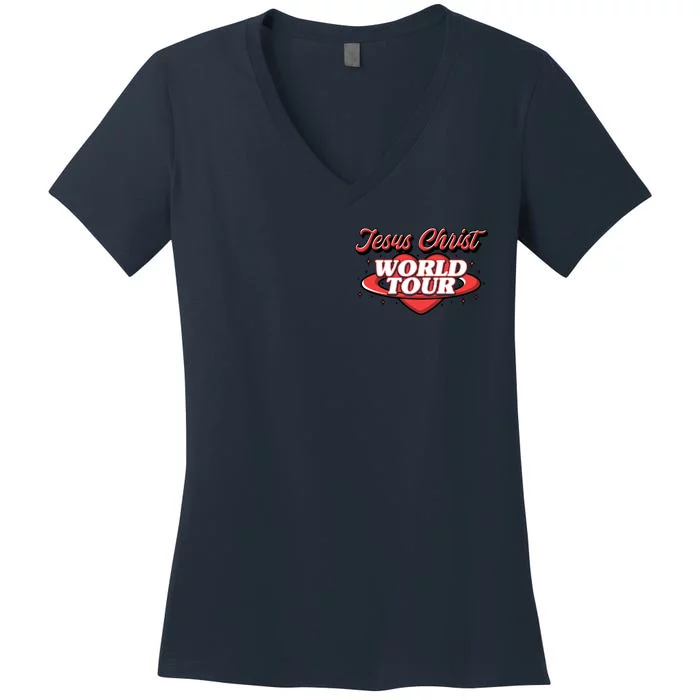 Jesus Christ World Tour Women's V-Neck T-Shirt