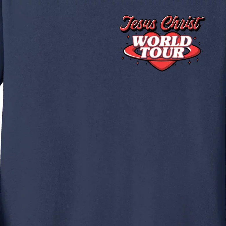 Jesus Christ World Tour Kids Long Sleeve Shirt