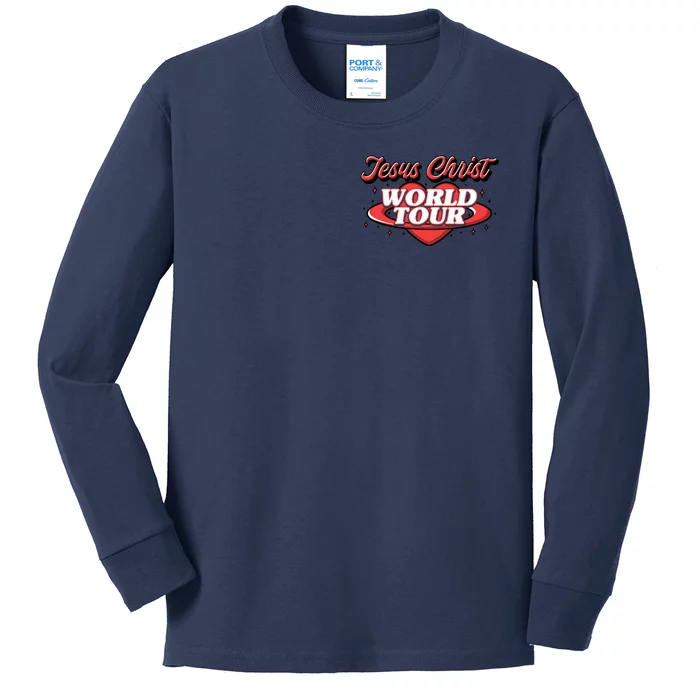 Jesus Christ World Tour Kids Long Sleeve Shirt