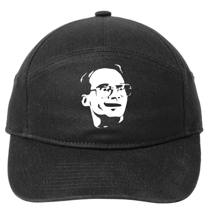 Jim Cornette Wearing Jim Cornette Face 7-Panel Snapback Hat