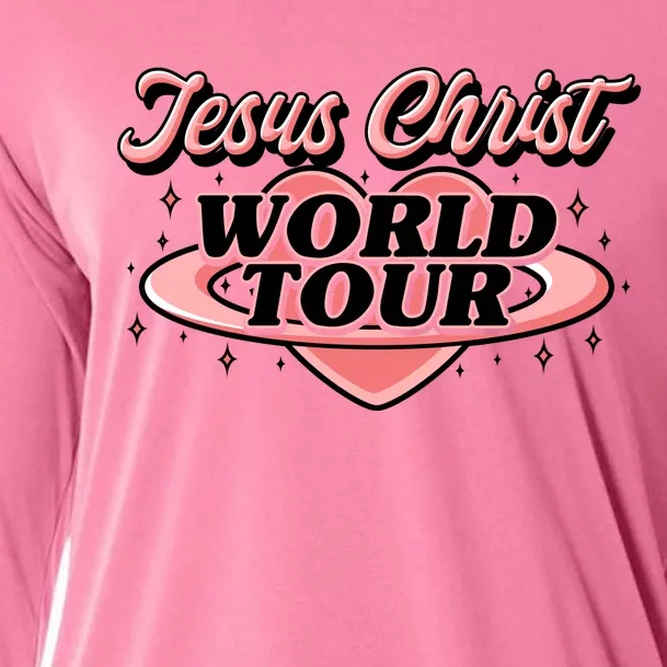 Jesus Christ World Tour Christian Concert Music Front & Back Cooling Performance Long Sleeve Crew