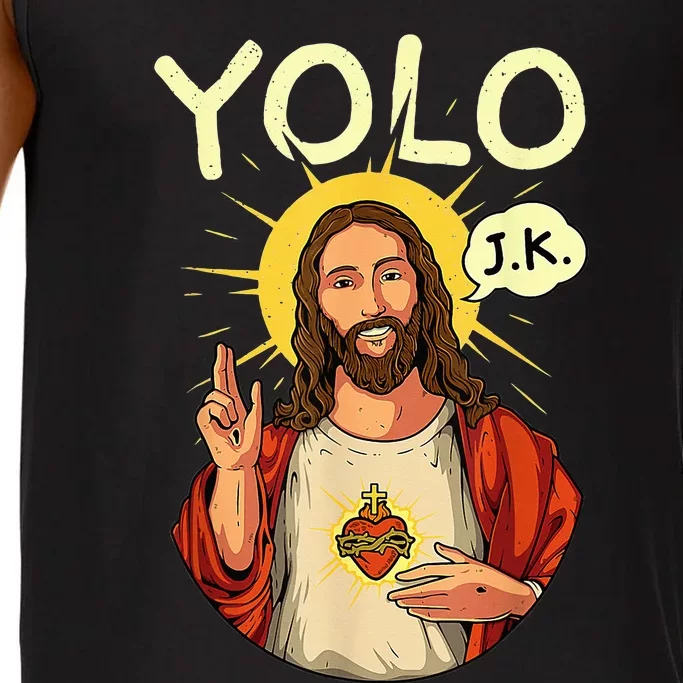 Jesus Christ YOLO JK Meme retro Easter day Comfort Colors® Tank Top