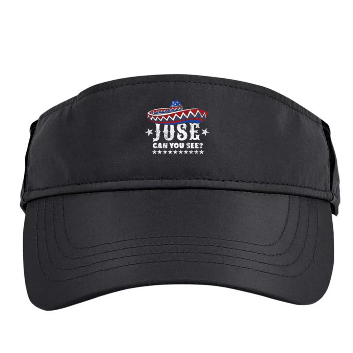 Jose Can You See 4th Of July Adult Drive Performance Visor