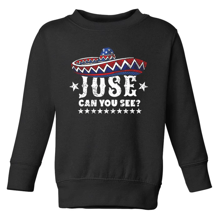 Jose Can You See 4th Of July Toddler Sweatshirt