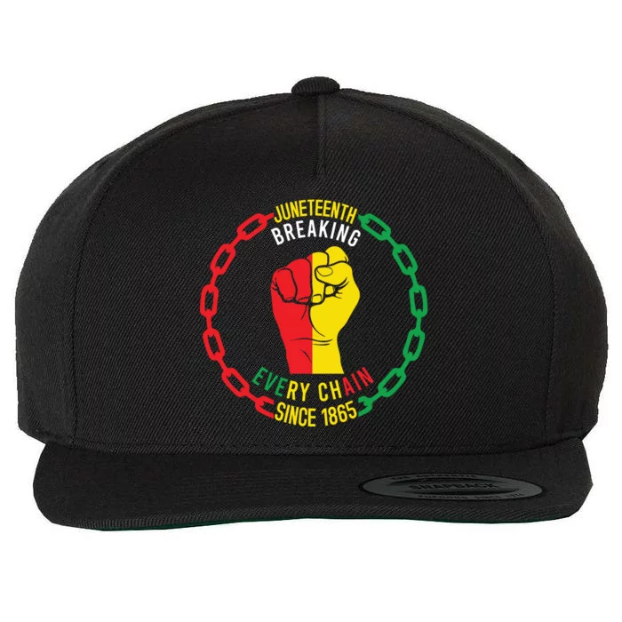 Juneteenth Day 1865 Wool Snapback Cap