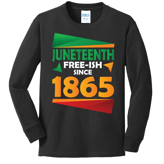 Juneteenth Day 1865 Kids Long Sleeve Shirt