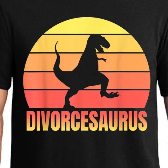 Just Divorced AF Funny Divorce Party Dinosaur Gift Pajama Set