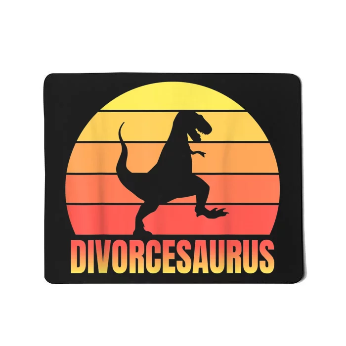 Just Divorced AF Funny Divorce Party Dinosaur Gift Mousepad