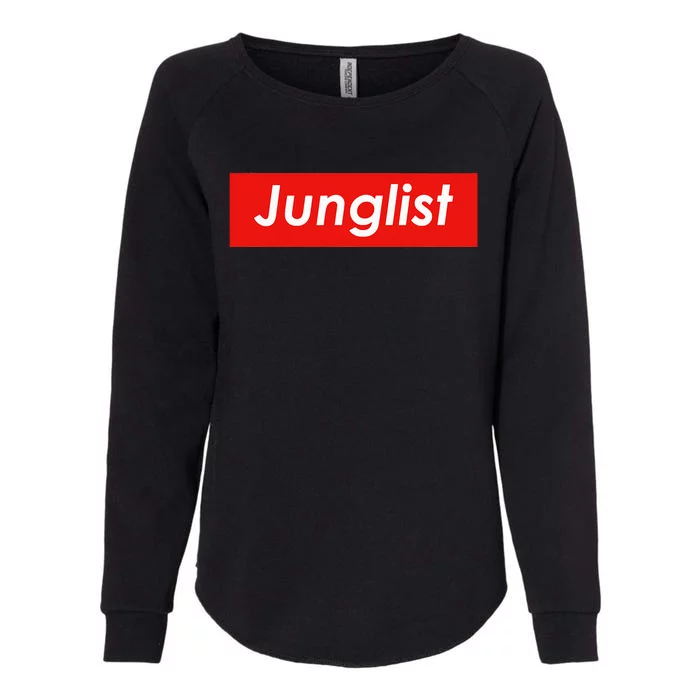 Junglist Drum And Bass Womens California Wash Sweatshirt