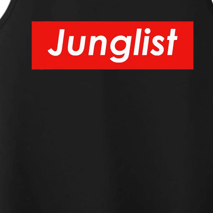 Junglist Drum And Bass Performance Tank