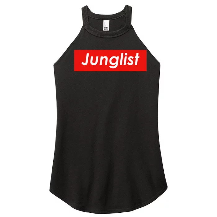 Junglist Drum And Bass Women’s Perfect Tri Rocker Tank