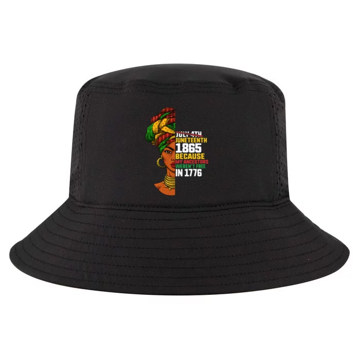 Juneteenth Day Ancestors Free 1776 July 4th Black African11 Cool Comfort Performance Bucket Hat