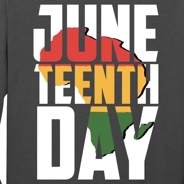 Juneteenth Day African American Pride Tall Long Sleeve T-Shirt