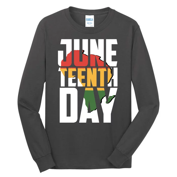 Juneteenth Day African American Pride Tall Long Sleeve T-Shirt