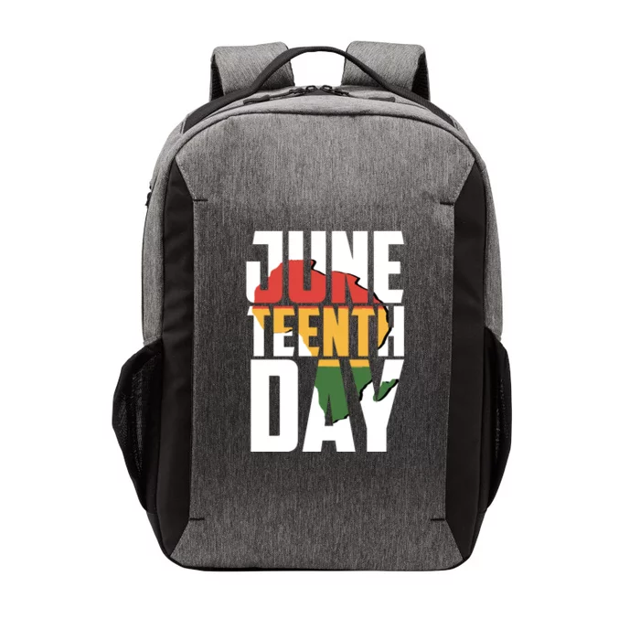 Juneteenth Day African American Pride Vector Backpack