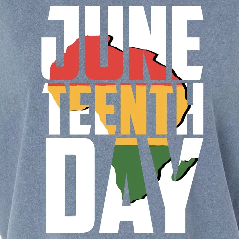 Juneteenth Day African American Pride Garment-Dyed Women's Muscle Tee