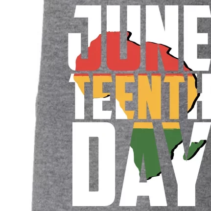 Juneteenth Day African American Pride Doggie 3-End Fleece Hoodie