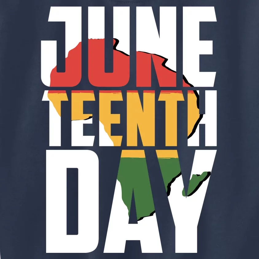 Juneteenth Day African American Pride Kids Sweatshirt