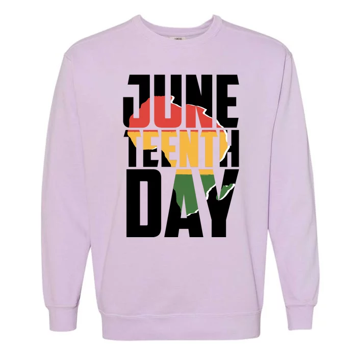 Juneteenth Day African American Pride Garment-Dyed Sweatshirt