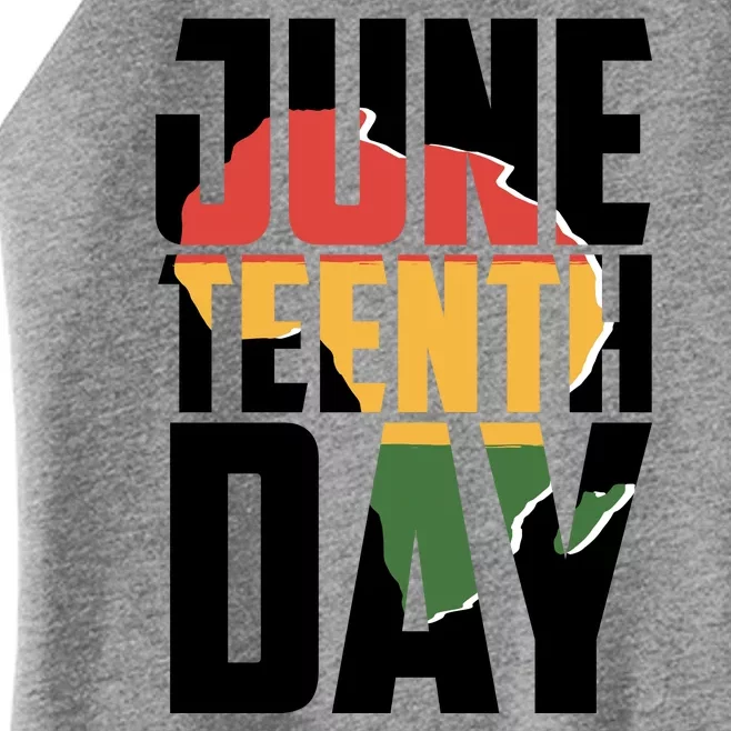 Juneteenth Day African American Pride Women’s Perfect Tri Rocker Tank