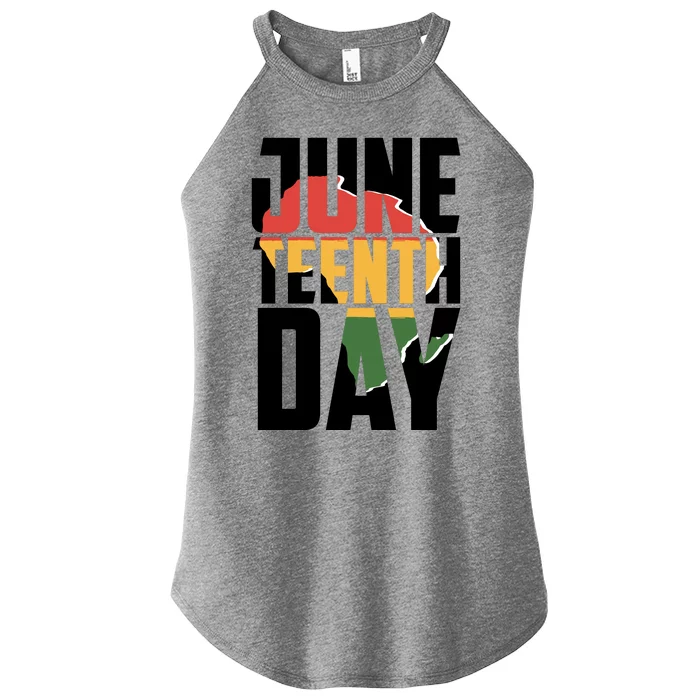 Juneteenth Day African American Pride Women’s Perfect Tri Rocker Tank