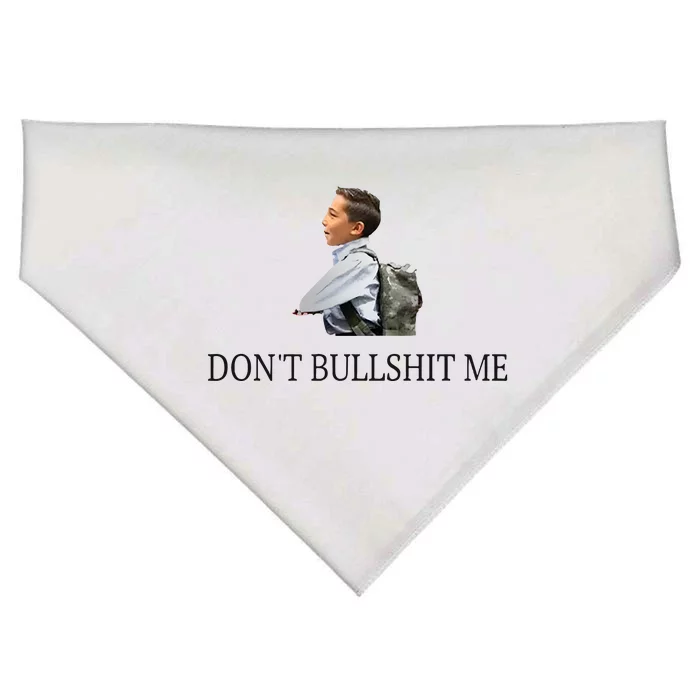 Jaiden Dont Bullshit Me USA-Made Doggie Bandana