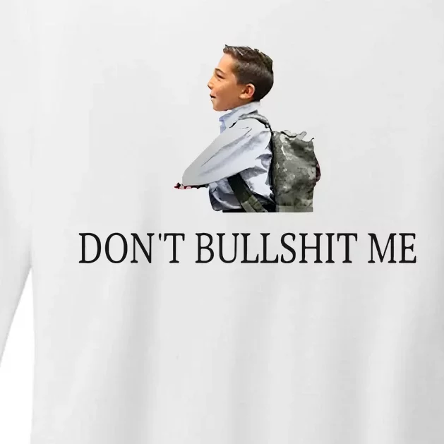 Jaiden Dont Bullshit Me Womens CVC Long Sleeve Shirt