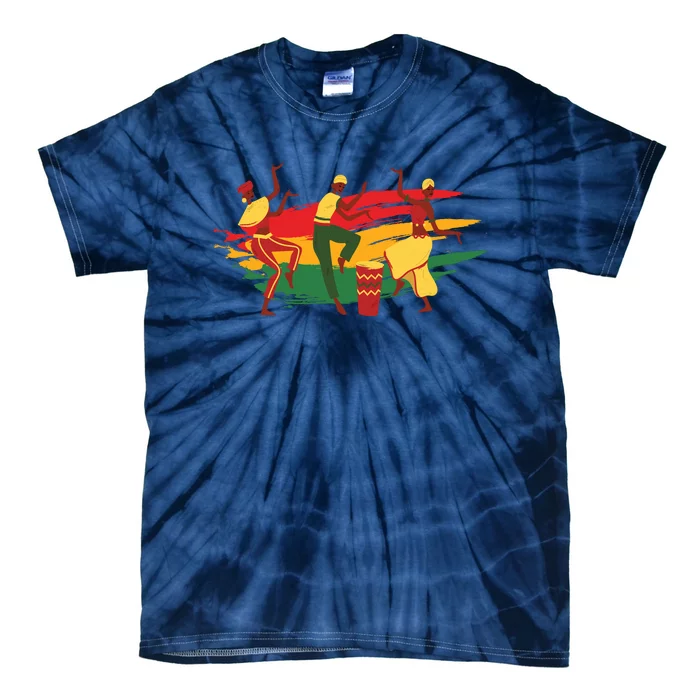 Juneteenth Dance Black History Freedom Tie-Dye T-Shirt