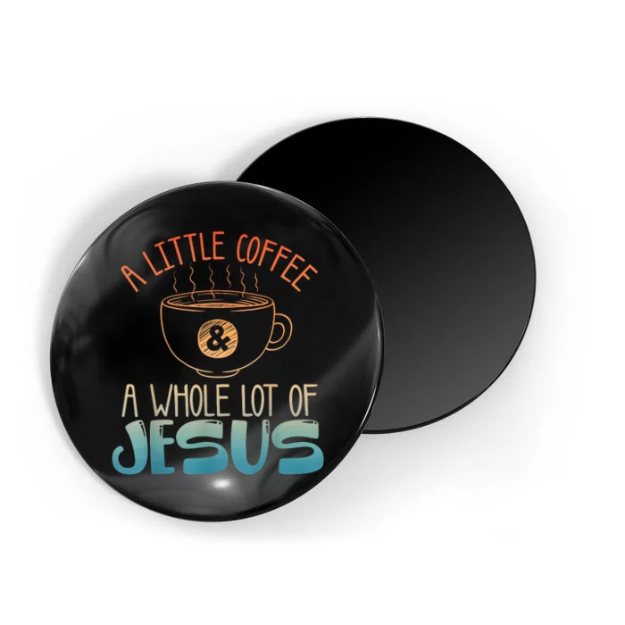 Jesus Design Christian Coffee Lover Magnet