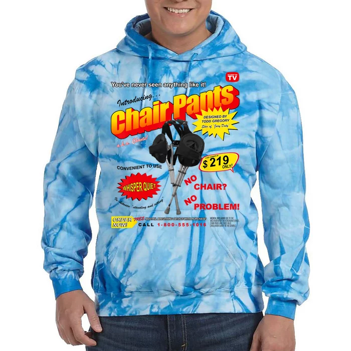 Jury Duty Chair Pants Ad Tie Dye Hoodie