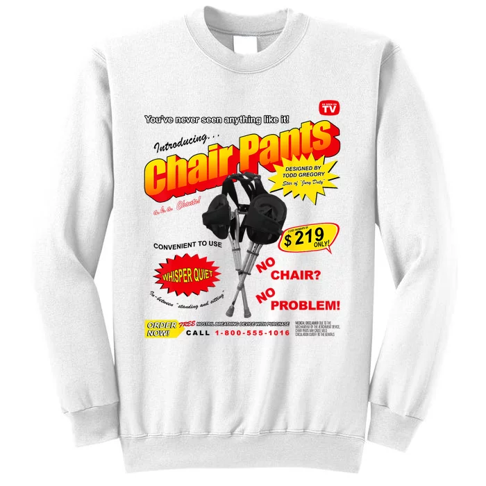 Jury Duty Chair Pants Ad Sweatshirt