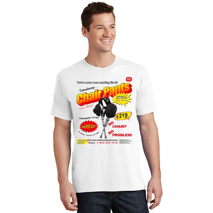 Jury Duty Chair Pants Ad T-Shirt