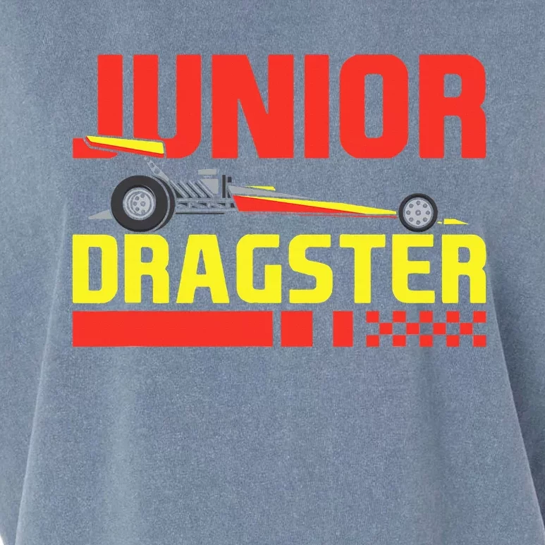 Junior Dragster Drag Racing Future Drag Racer Son Garment-Dyed Women's Muscle Tee