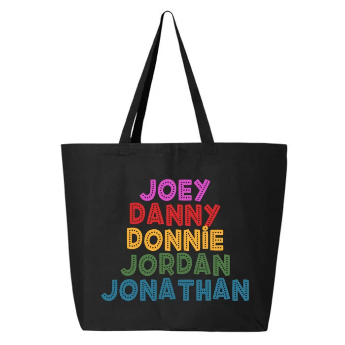 Joey Danny Donnie Jordan Jonathan Retro 25L Jumbo Tote