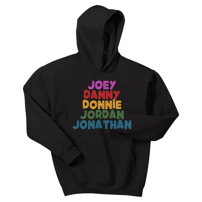 Joey Danny Donnie Jordan Jonathan Retro Kids Hoodie