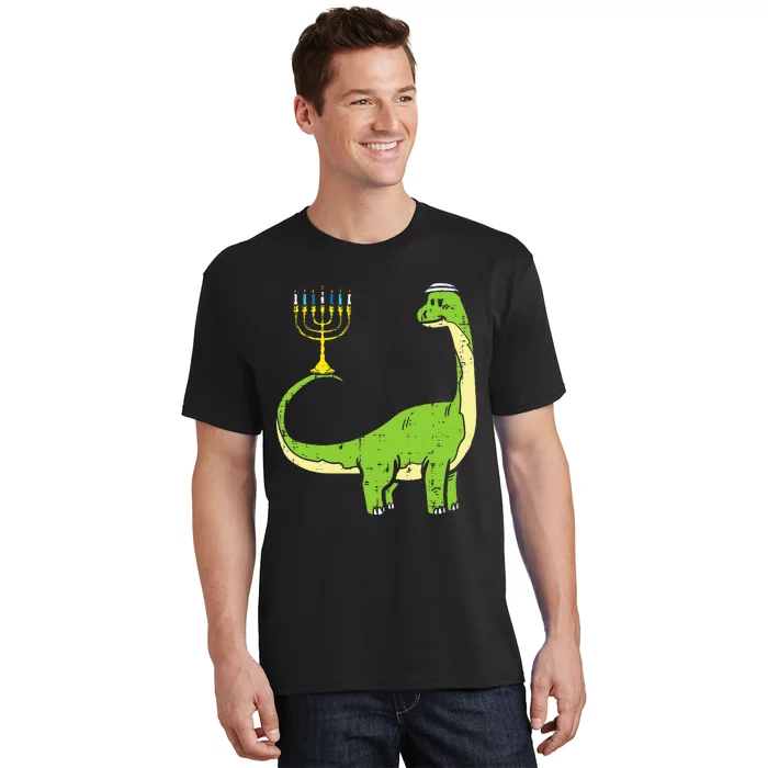 Jewish Dinosaur Dino Hanukkah Pajamas Chanukah T-Shirt