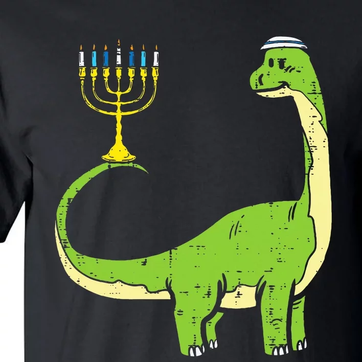 Jewish Dinosaur Dino Hanukkah Pajamas Chanukah Tall T-Shirt