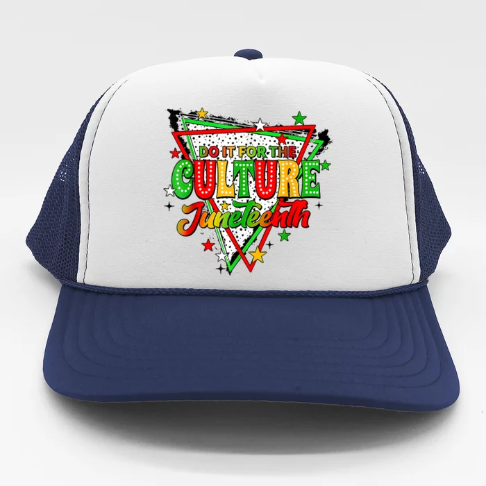 Juneteenth Dots Do It For The Culture Trucker Hat