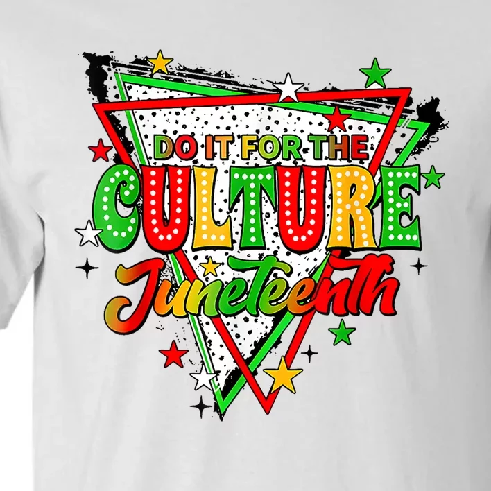 Juneteenth Dots Do It For The Culture Tall T-Shirt