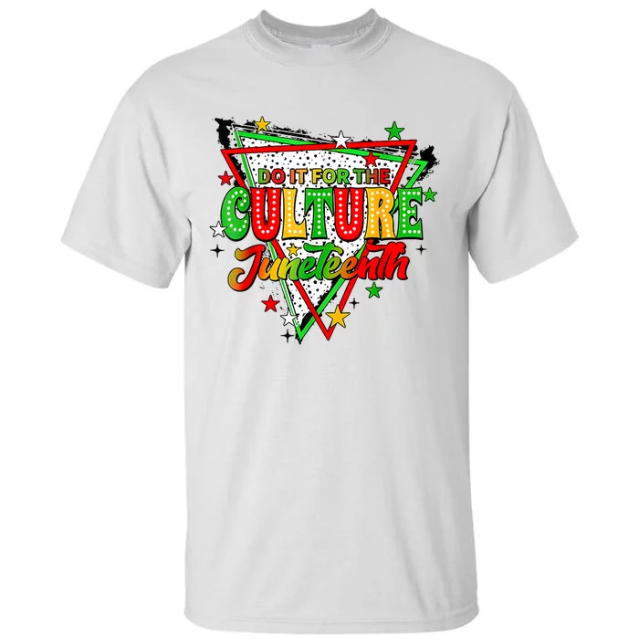 Juneteenth Dots Do It For The Culture Tall T-Shirt