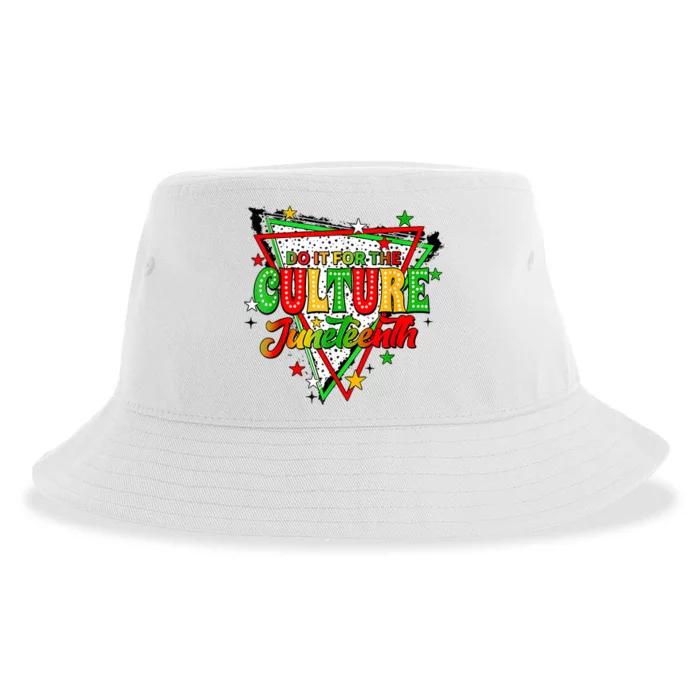 Juneteenth Dots Do It For The Culture Sustainable Bucket Hat