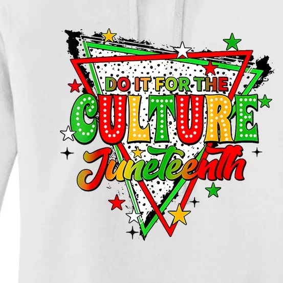 Juneteenth Dots Do It For The Culture Women's Pullover Hoodie