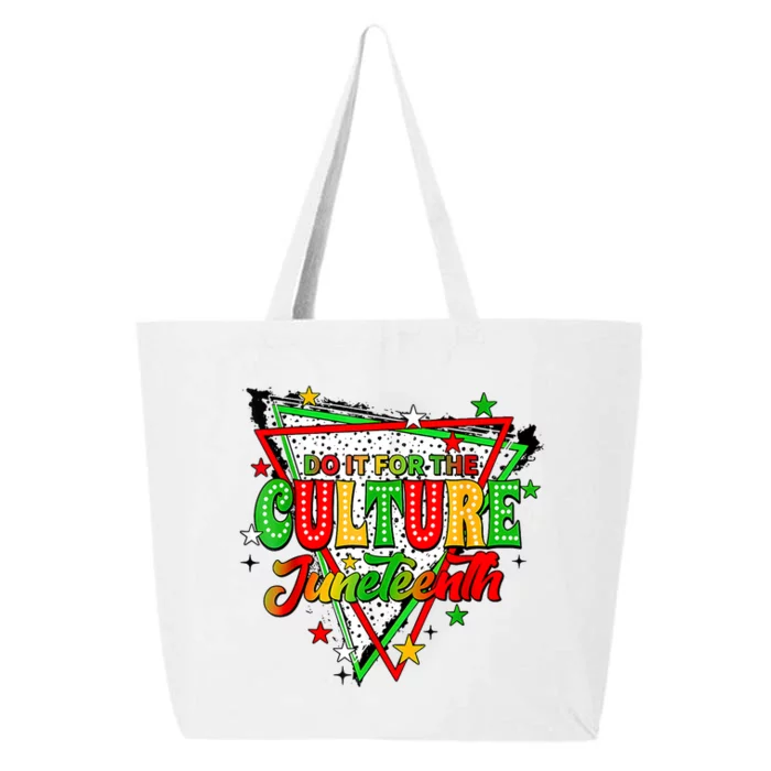 Juneteenth Dots Do It For The Culture 25L Jumbo Tote