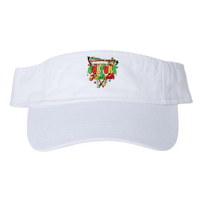 Juneteenth Dots Do It For The Culture Valucap Bio-Washed Visor