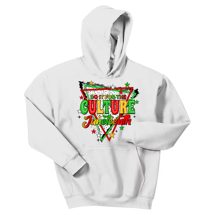 Juneteenth Dots Do It For The Culture Kids Hoodie