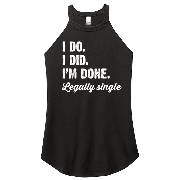 Just Divorced Funny Divorce Party Celebration Men Women Women’s Perfect Tri Rocker Tank