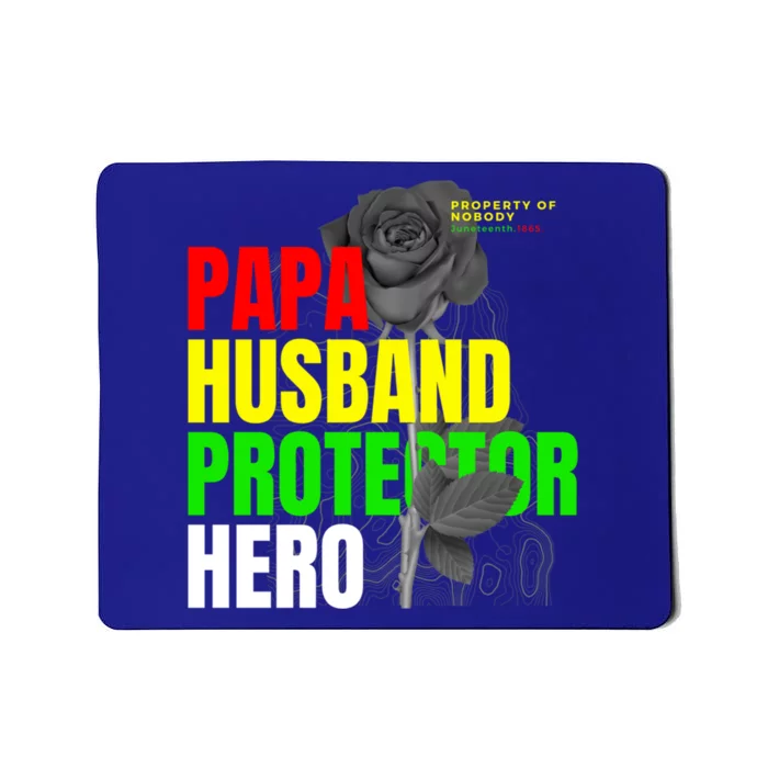 Junenth Dad From Wife Son Daughter Papa Protector Gift Mousepad